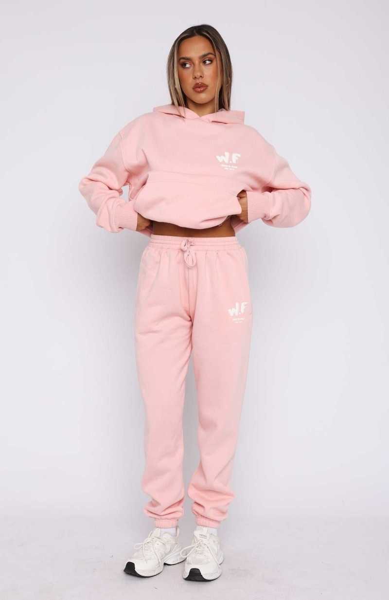 White Fox The New Standard Sweatpants Pink | HXASFJ-926