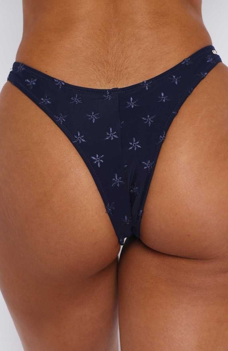 White Fox Turquoise Bay Bottoms Navy | TKYBWA-319